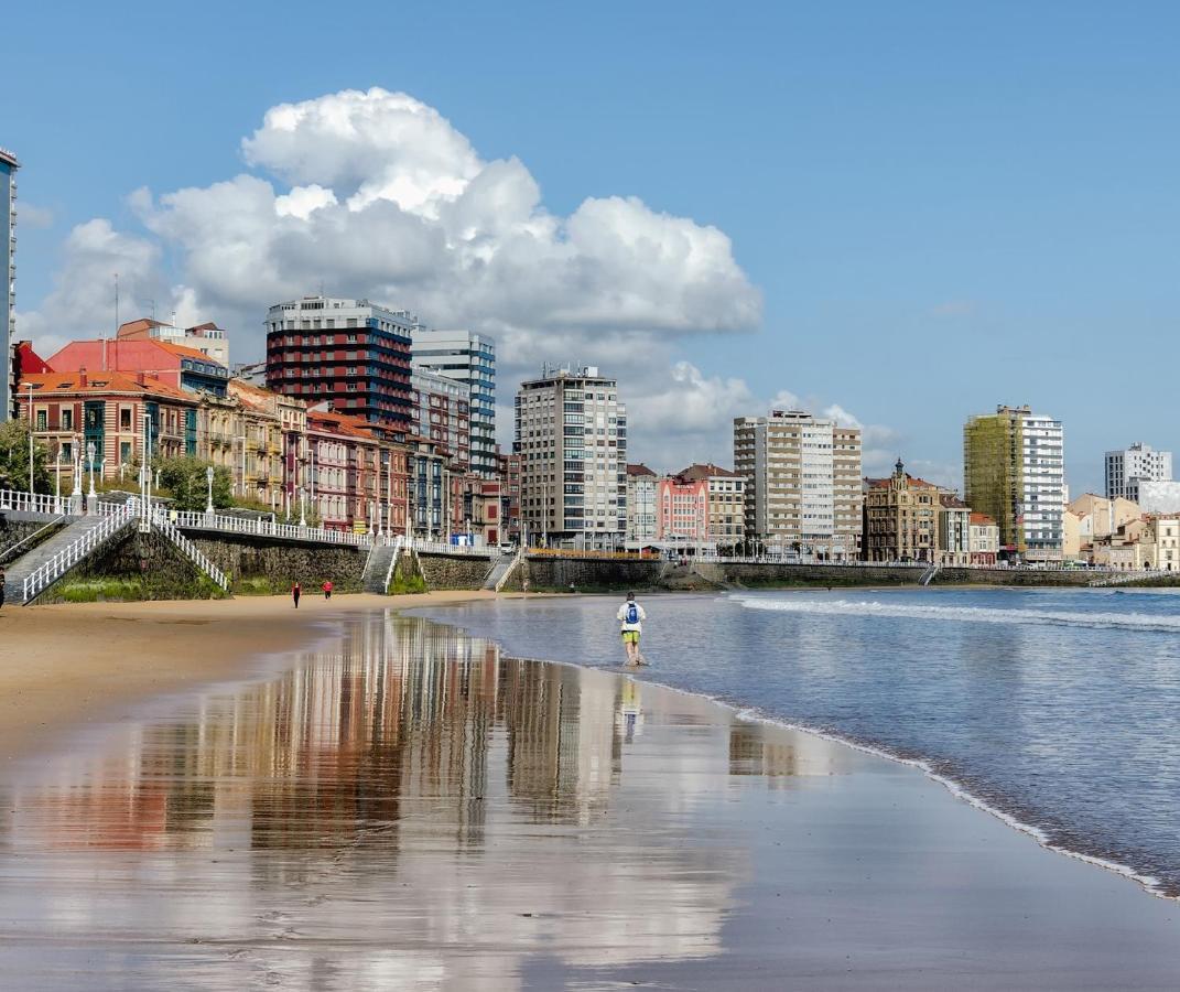 El Primero De Steven - Pegado A Playa De San Lorenzo - Vut-2243-As กิฮอน ภายนอก รูปภาพ